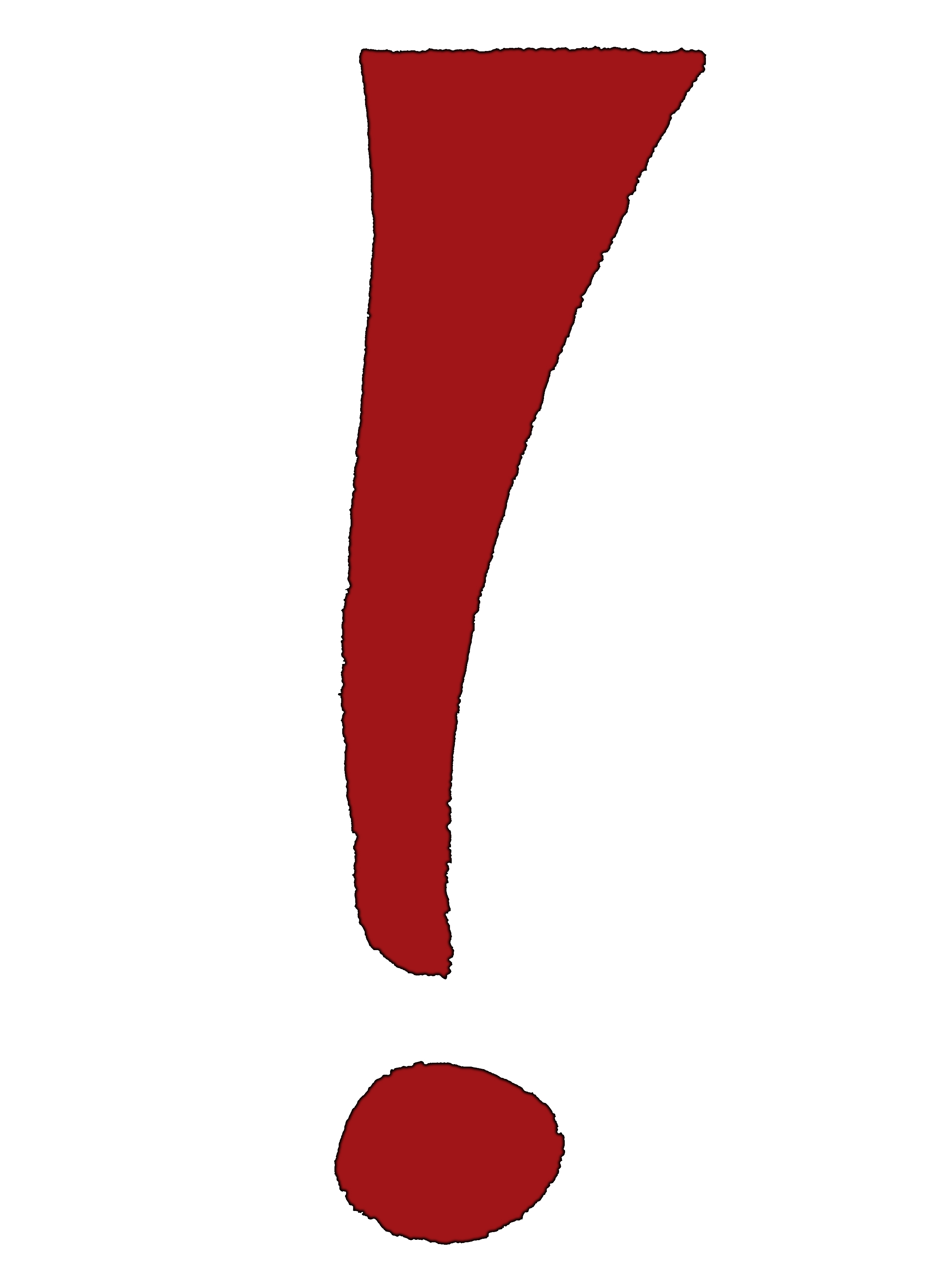Rotes Ausrufezeichen