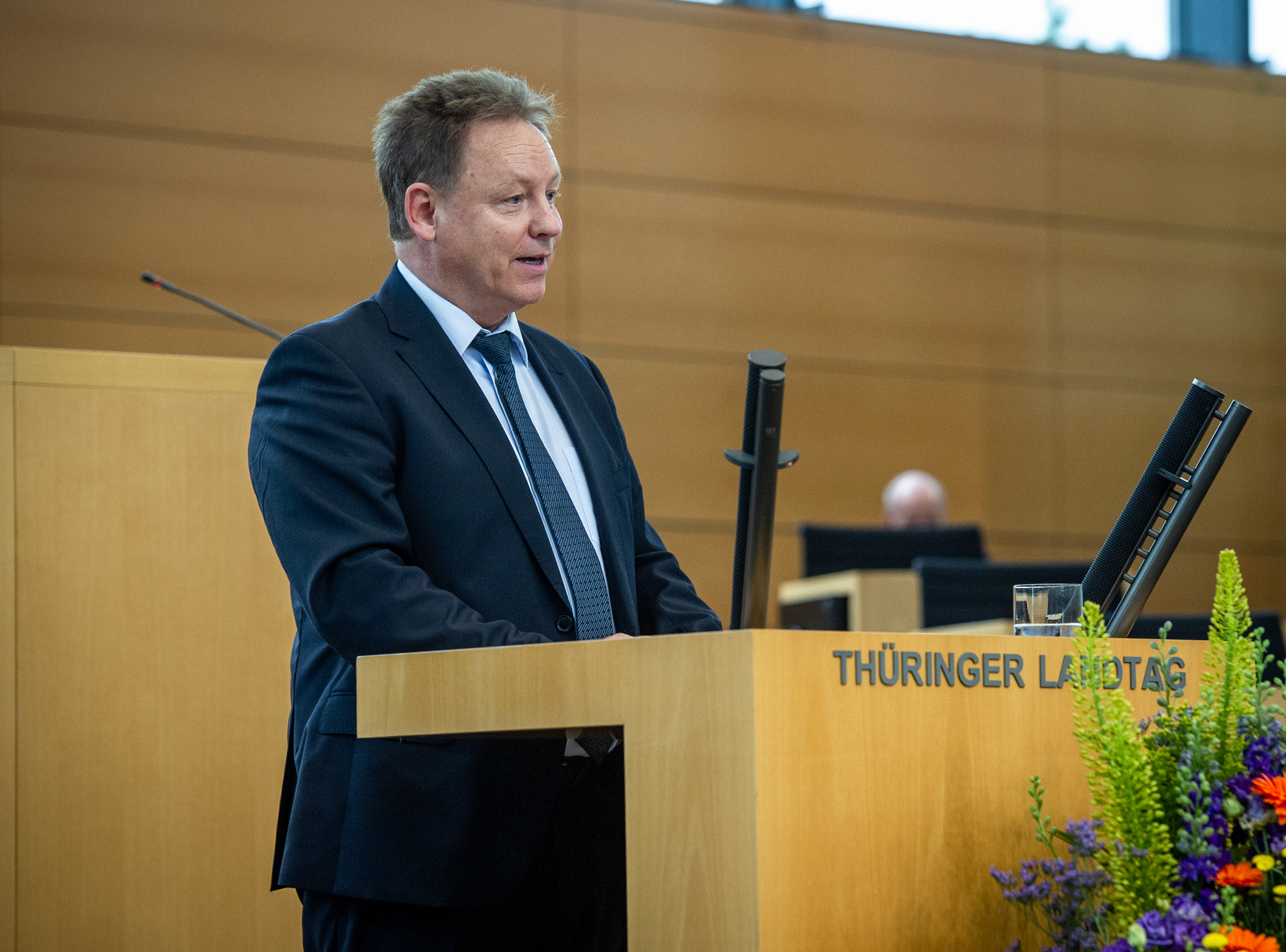 Henry Worm, Vizepräsident des Thüringer Landtags am Rednerpult